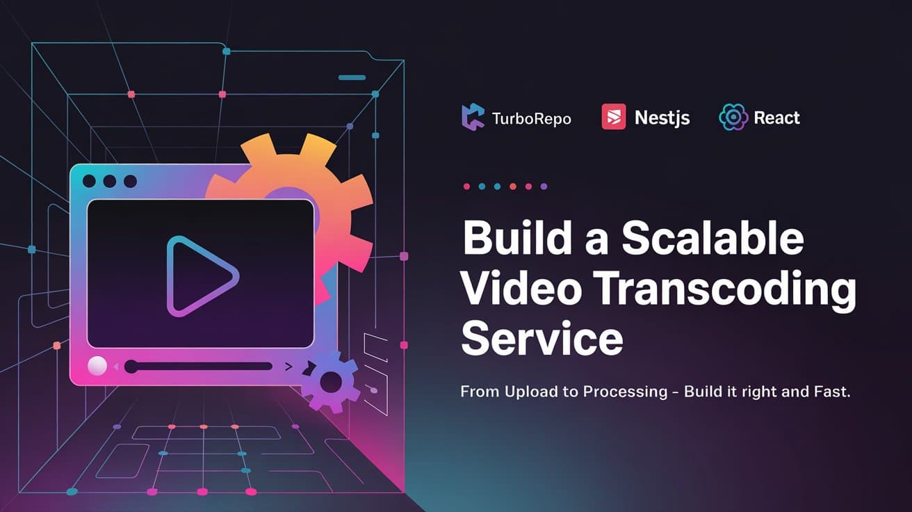 Building Video Transcoding Service Using TurboRepo, NestJS, and React